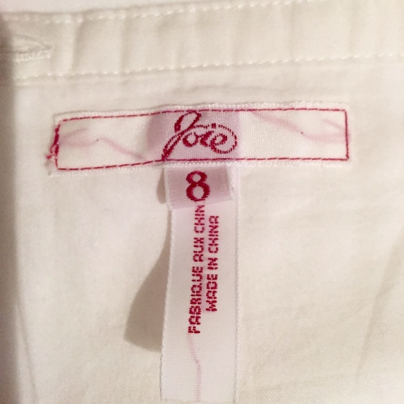 Vintage Joie Layered Pintuck Cotton Mini Skirt - Picture 8 of 8